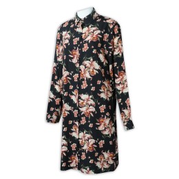 FA357 made floral dresses POLO collar dresses exclusive FA357 made floral dresses POLO collar dresses exclusive